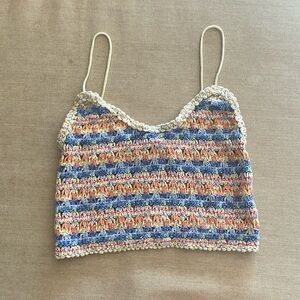 Crochet crop top